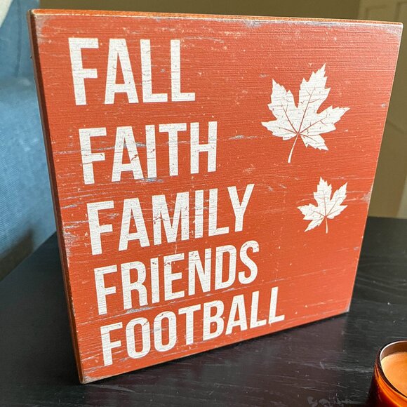 Rustic Fall/Thanksgiving Decor Wooden Box Sign - Picture 4 of 13